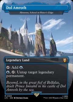 Minamo, School at Water's Edge - Dol Amroth The Lord of the Rings- Tales of Middle-earth Commander decks Topper